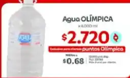 Olímpica Agua Olímpica oferta