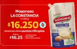 Olímpica La Constancia mayonesa oferta