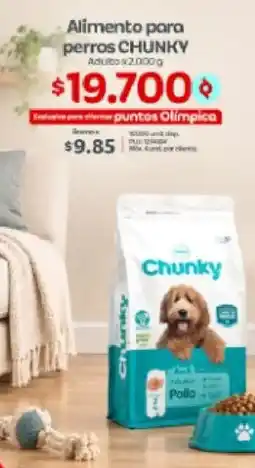 Olímpica Chunky Alimento para perros Adulto oferta