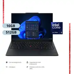 Falabella Portatil ThinkPad E14 Gen 7 Intel Ultra 5 16GB 512GB SSD W11P oferta
