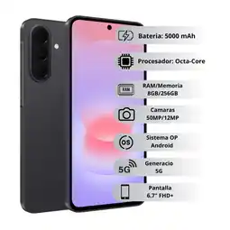 Falabella GALAXY A37 5G 8/8256GB DUAL SIM NEGRO oferta