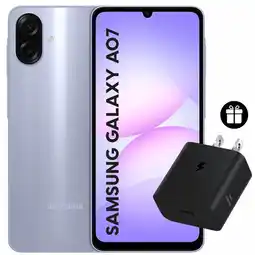 Falabella Galaxy A07 4G De 128GB/6GB RAM - Violeta + Cargador 25W oferta