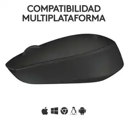 Falabella Mouse Inalámbrico M170, Portátil, Win Mac Negro Negro oferta