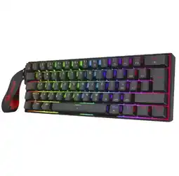 Falabella Teclado Gamer K617 Fizz Rgb Mp Magnetic Negro oferta