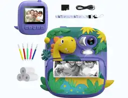 Falabella Cámara de Impresión Instantánea Infantil con Diseño de Dinosaurio oferta