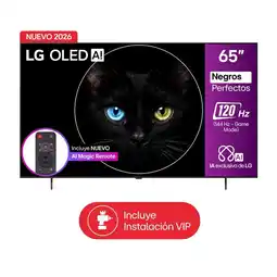 Falabella Televisor 55 pulgadas|4K UHD OLED|Dolby Vision Atmos|OLED65B6PSA|Incluye AI Magic Remote oferta