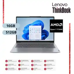Falabella Thinkbook 14 G7 Ryzen 7 7735hs 16gb 512gb 14 Fhd oferta