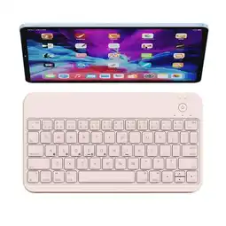 Falabella Teclado Bt Rz-01rosado Ultraligero con Bat 8h Comp Ios. Android y Windows oferta