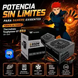 Falabella Fuente de poder 850W 80+ Gold – Toughpower GT 850 oferta