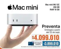 Alkosto Apple - mac mini m6 12c oferta