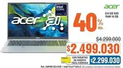 Alkosto Acer - aspire go synd oferta