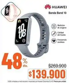 Alkosto Huawei - banda band 10 oferta