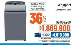 Alkosto Whirlpool - lavadora 17 kilos oferta