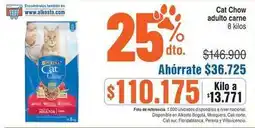 Alkosto Cat chow - adulto carne oferta
