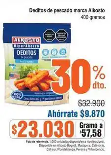 Alkosto Alkosto - deditos de pescado oferta
