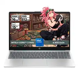 Falabella PORTATIL INTEL CORE 3 100U 16GB RAM 512GB SSD 15'' FHD oferta