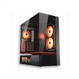 Falabella CHASIS GAMER CFV235 VISION con Vidrio Templado y 3 Ventiladores ARGB oferta
