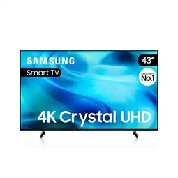 Falabella Televisor 43″ U8500H Crystal UHD 4K Smart TV | Diseño Metal Stream y Tizen OS oferta