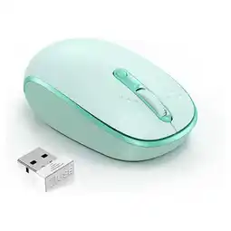 Falabella Mouse TECKNET inalámbrico 2.4 GHz Aguamarina oferta