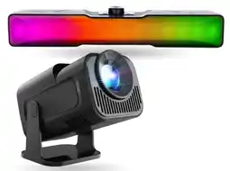 Falabella Proyector Hy-320 Android 14 Auto-foco Con Soundbar Gamer Con Luces Led 360° oferta