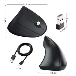 Falabella MOUSE YELANDAR D5 VERTICAL ERGONÓMICO Batería recargable oferta