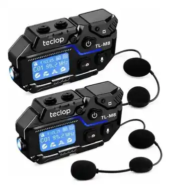 Falabella Combo Intercomunicador Moto Bluetooth Casco M8 X2 oferta