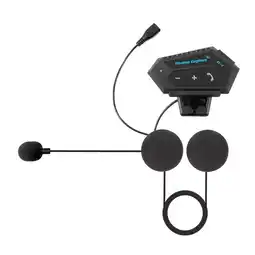 Falabella Intercomunicador Auriculares Casco Bluetooh Bt12 Moto Musica Sikeo Color Negro oferta