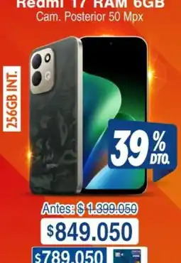 Alkosto Redmi 17 ram 6gb cam. posterior 50 mpx oferta