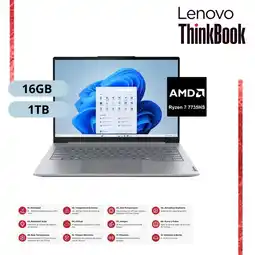 Falabella Thinkbook 14 G7 Ryzen 7 7735hs 16gb 1TB 14 Fhd oferta