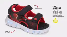 Bata Sandalias flint con luces oferta