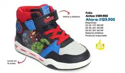 Bata Marvel - zapatillas con luces oferta