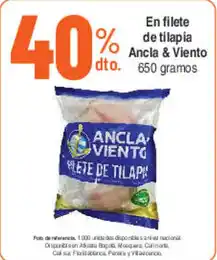 Alkosto Ancla & Viento filete de tilapia oferta