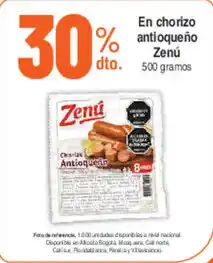 Alkosto Zení chorizo antioqueño oferta