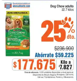 Alkosto Dog Chow adulto oferta