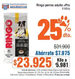 Alkosto Ringo perros adulto +Pro oferta
