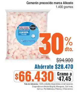 Alkosto Alkosto camarón precocido oferta