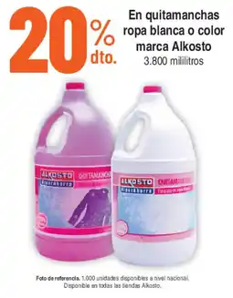 Alkosto Alkosto quitamanchas ropa blanca o color oferta