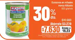 Alkosto Alkosto duraznos en mitades oferta