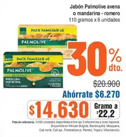 Alkosto Palmolive jabón avena o mandarina - romero oferta