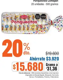 Alkosto Ponquecitos Comapan oferta