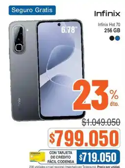 Ktronix Infinix Infinix Hot 70 256 GB oferta