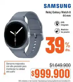 Ktronix Samsung reloj galaxy watch 8 44 mm oferta