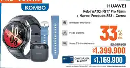 Ktronix Huawei reloj watch gt7 pro 46mm + huawei freebuds se3 + correa oferta