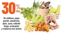 Ktronix En plátano, papa granel, zanahoria, apio, yuca, cebolla larga, arracacha y mazorca con amero oferta
