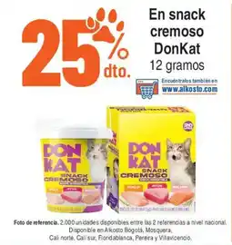Ktronix Don Kat snack cremoso oferta