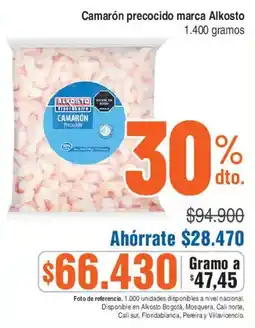 Ktronix Alkosto camarón precocido oferta