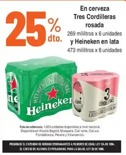 Ktronix Heineken Tres Cordilleras rosada oferta