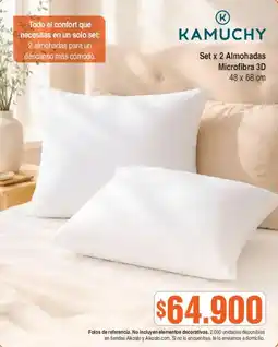 Ktronix Kamuchy almohadas microfibra 3d oferta