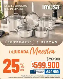 Ktronix Imusa batería maestro oferta