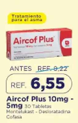 FarmaTodo Aircof Plus 10mg - 5mg oferta